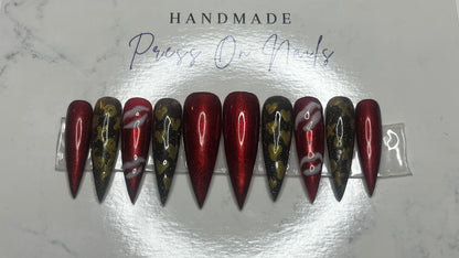 Ruby Kisses XXXL Stiletto– Medium Press-On Nails | Bold & Fierce (Copy)