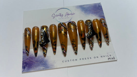 Frisky – XXXL Medium Press-On Nails | Regal & Striking