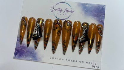 Frisky – XXXL Medium Press-On Nails | Regal & Striking