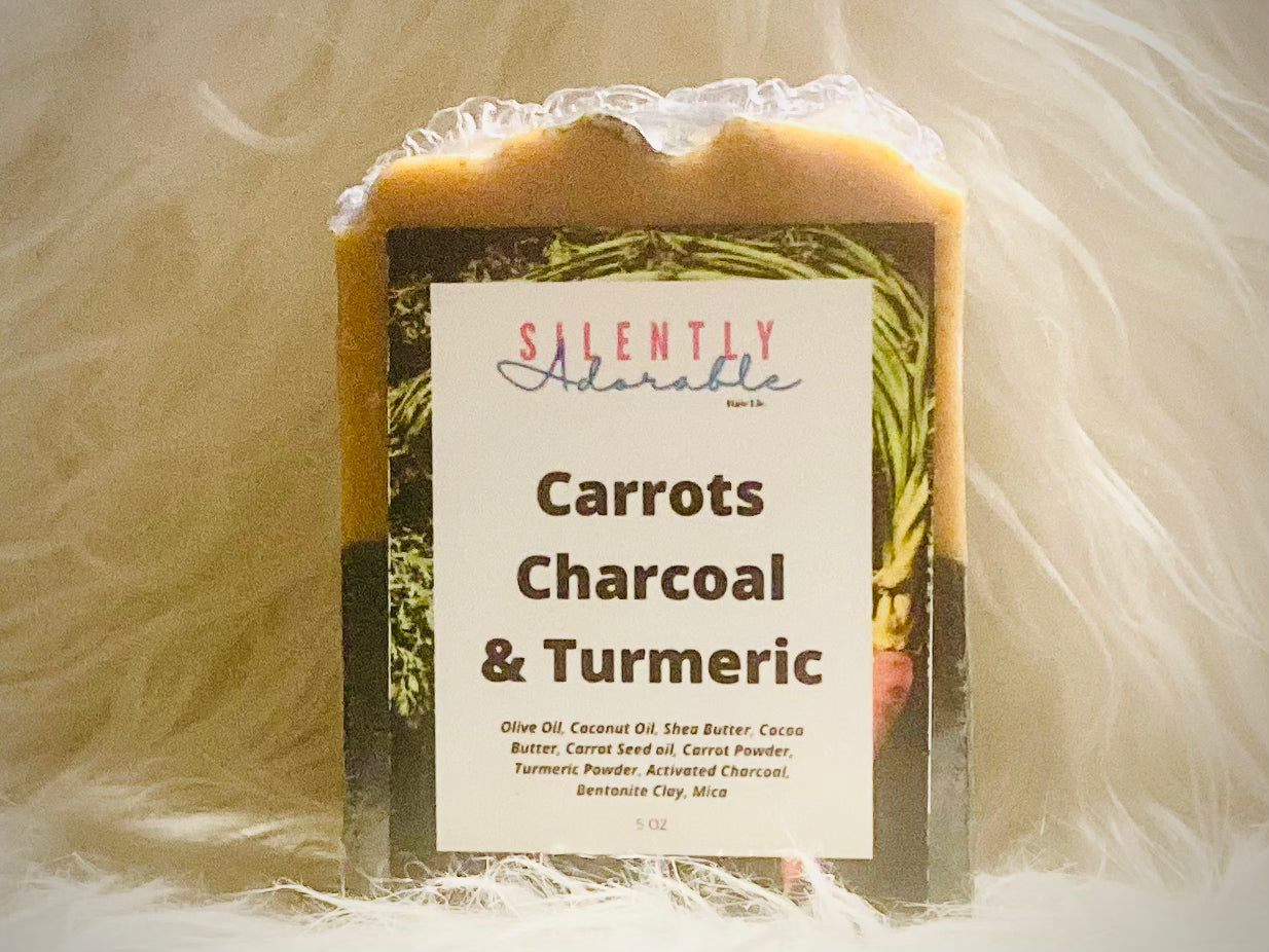 Carrots, Charcoal & Turmeric – Revitalizing Body Soap | Detox & Glow