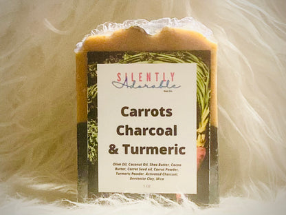 Carrots, Charcoal & Turmeric – Revitalizing Body Soap | Detox & Glow