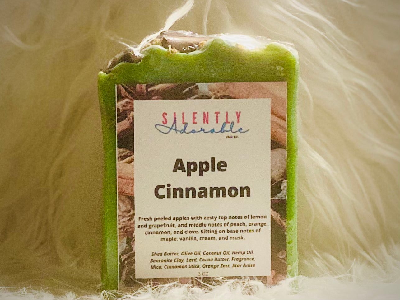 Apple Cinnamon Bliss – Handcrafted Body Soap | Warm & Inviting