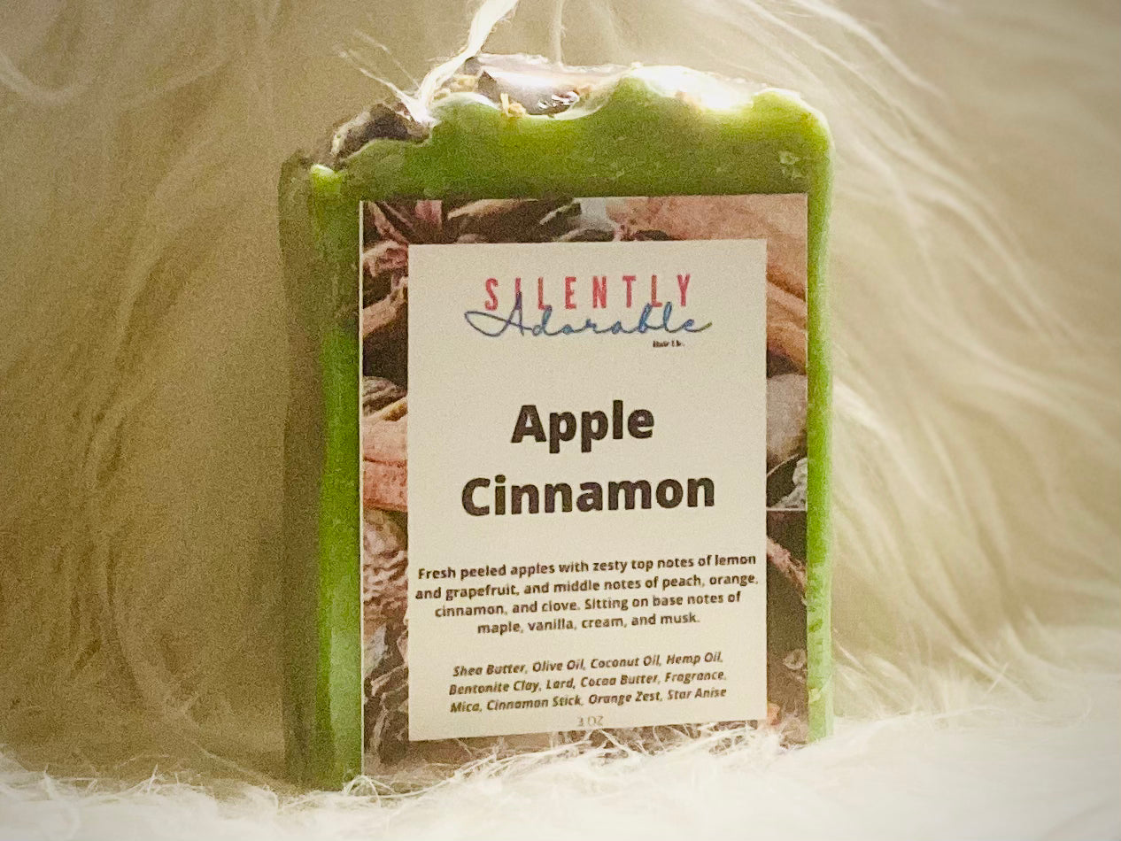 Apple Cinnamon Bliss – Handcrafted Body Soap | Warm & Inviting